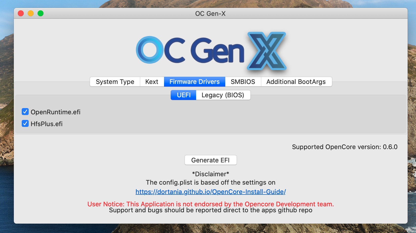 黑苹果 OC 引导一键生成工具，可用于 CLOVER 转换成 OpenCore