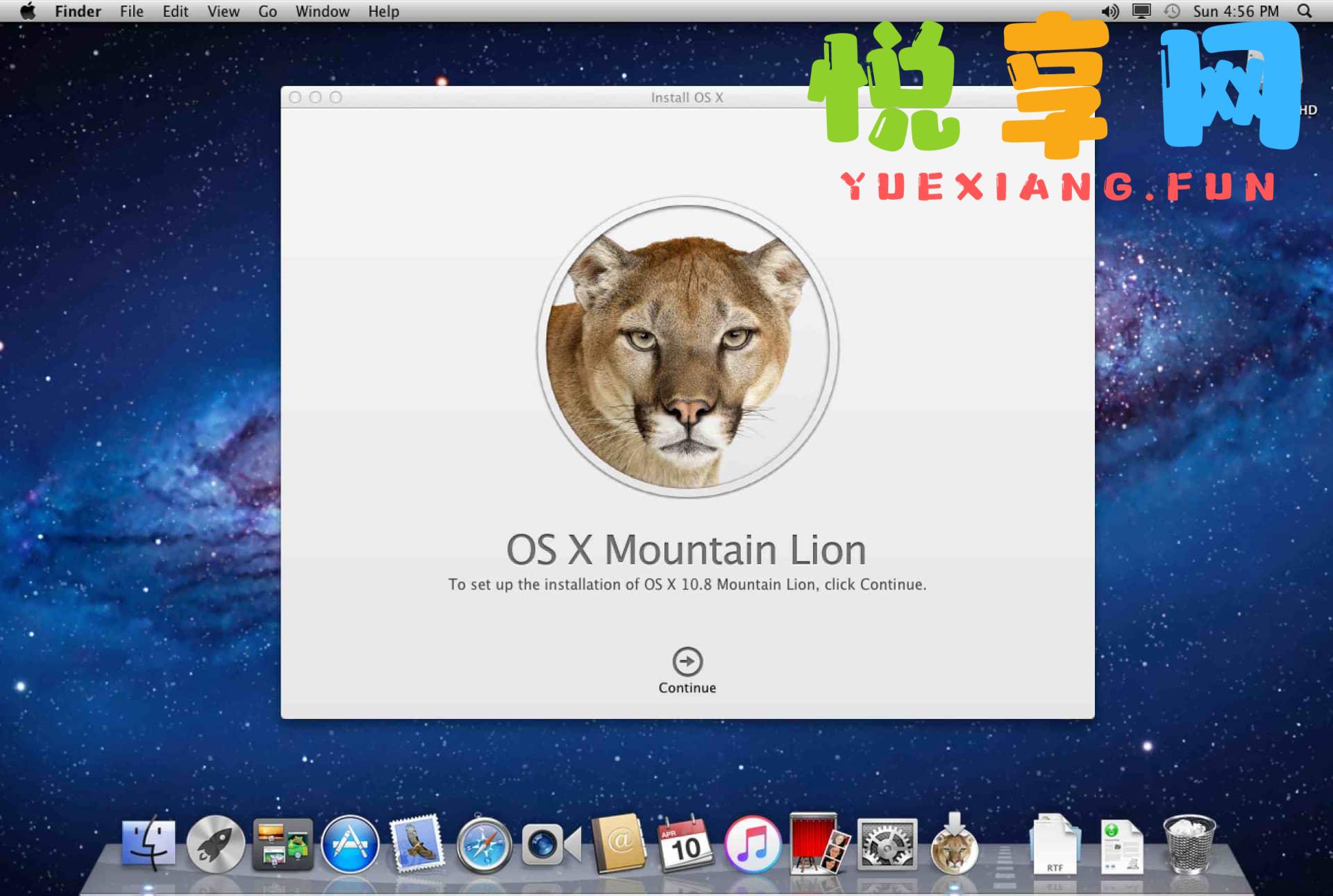 Mac OS X Mountain lion 10.8.5 (12F45)  懒人版CDR黑苹果镜像